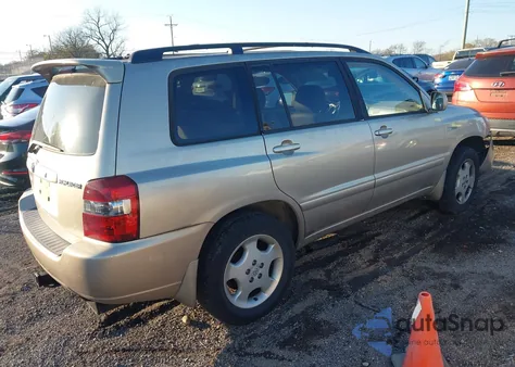 2005 Toyota Highlander Limited V6 из США, поврежденный, VIN JTEEP21A450134985